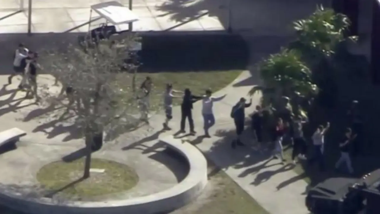 El colegio de Florida donde se produjo el tiroteo.