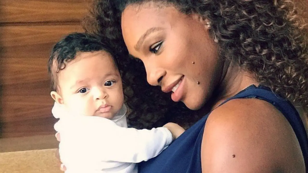 Serena Williams, tenista y su hija Alexis Olympia. Instagram