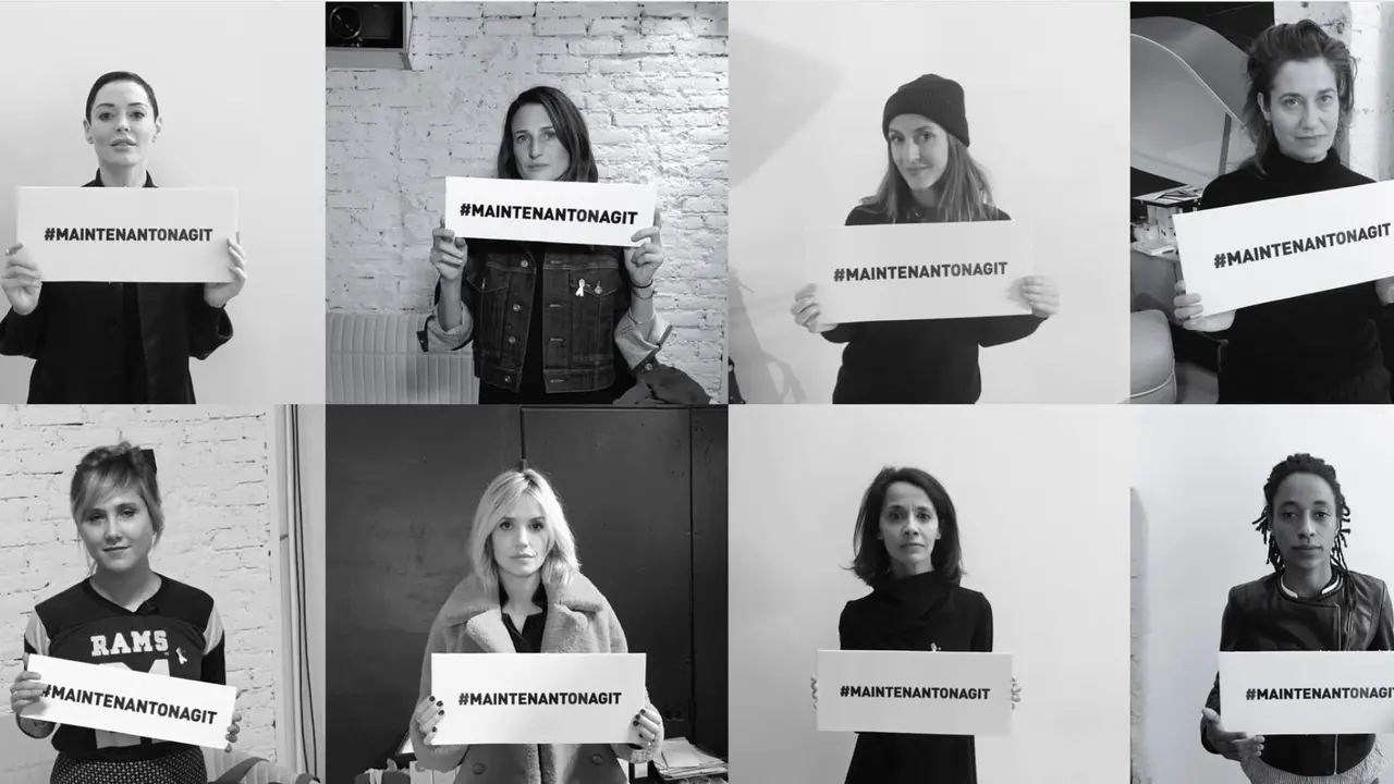 Actrices del movimiento Maintenant On Agit. Twitter