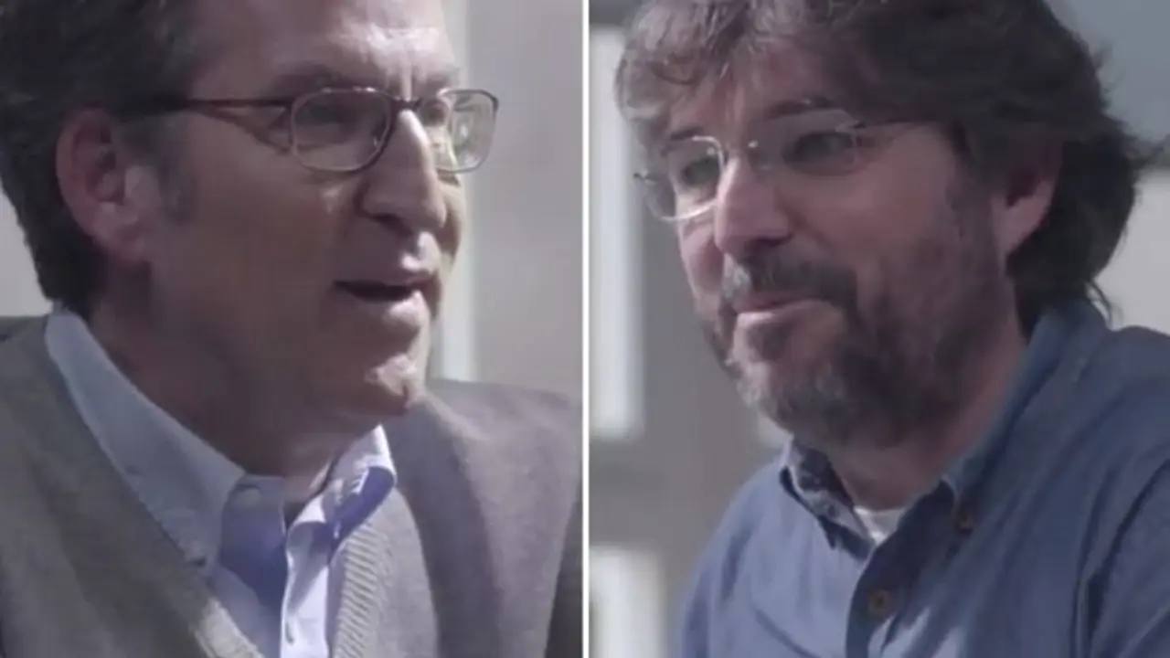 Alberto Núñez Feijóo y Jordi Évole. / La Sexta
