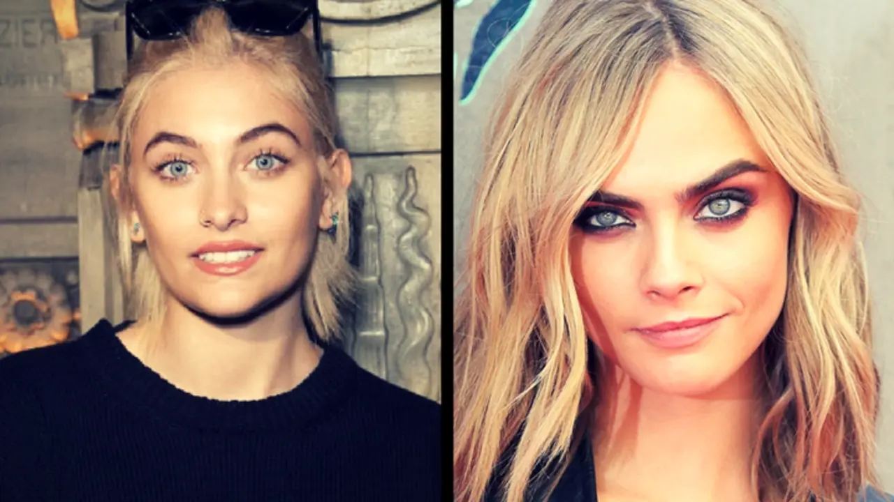 Paris Jackson, modelo; y Cara Delevingne, actriz. Pinterest.