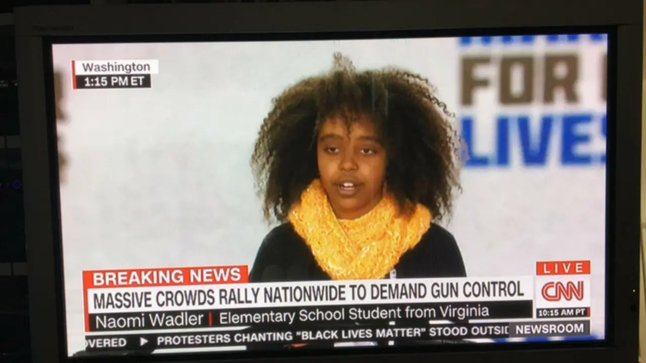 Naomi Wadler. / Twitter