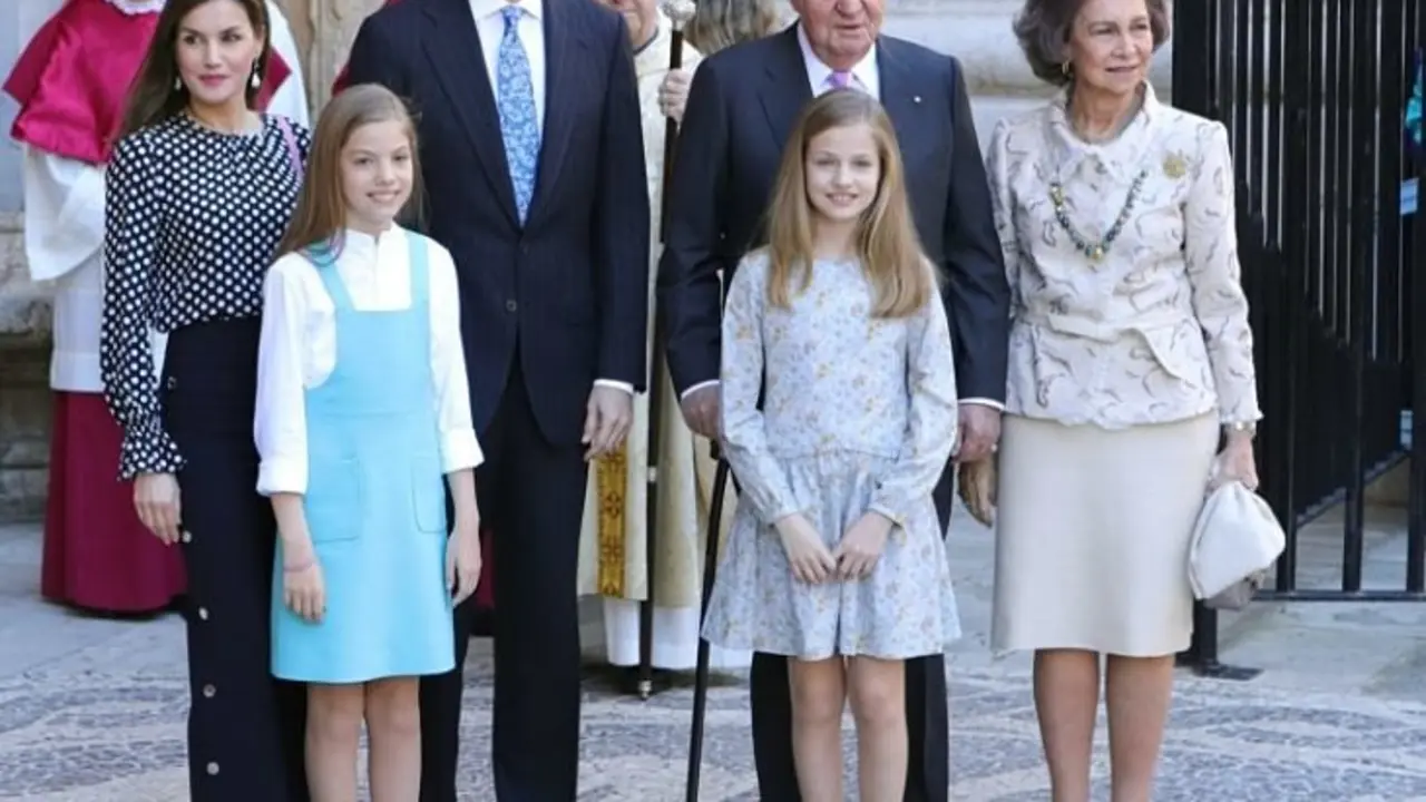 La familia real española en la misa de Pascua. / La Sexta