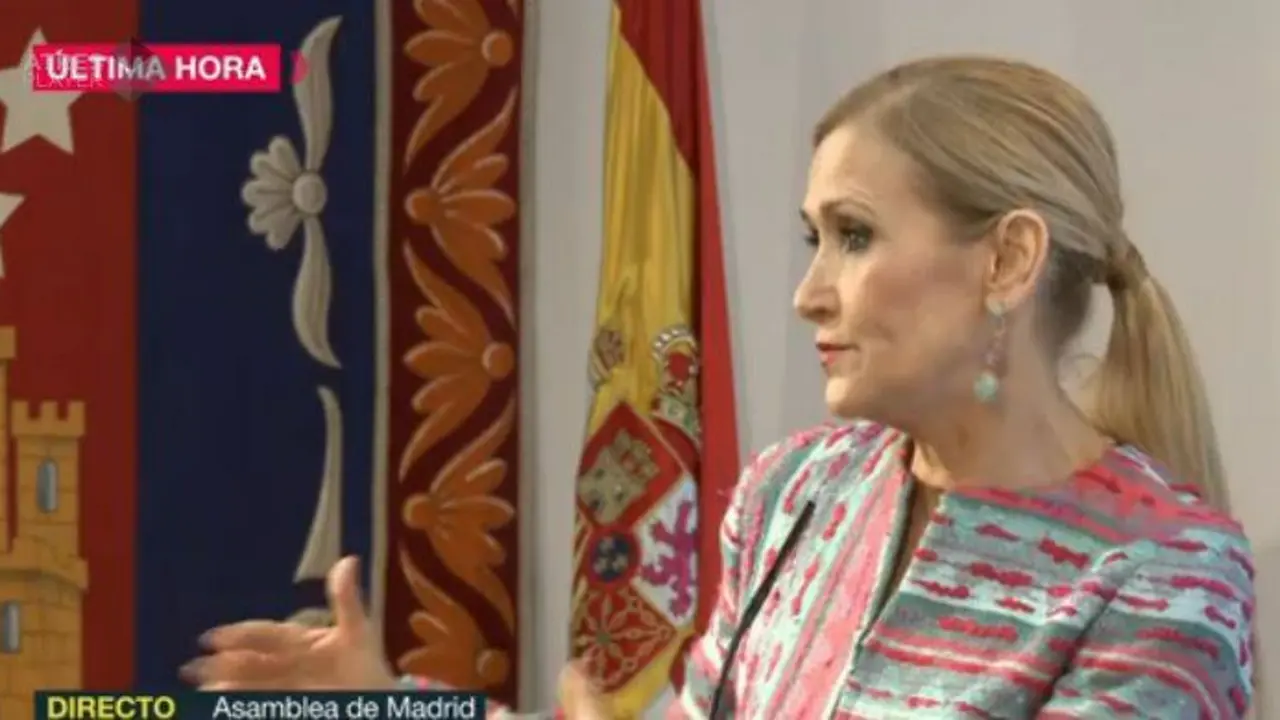 Cristina Cifuentes. / TV