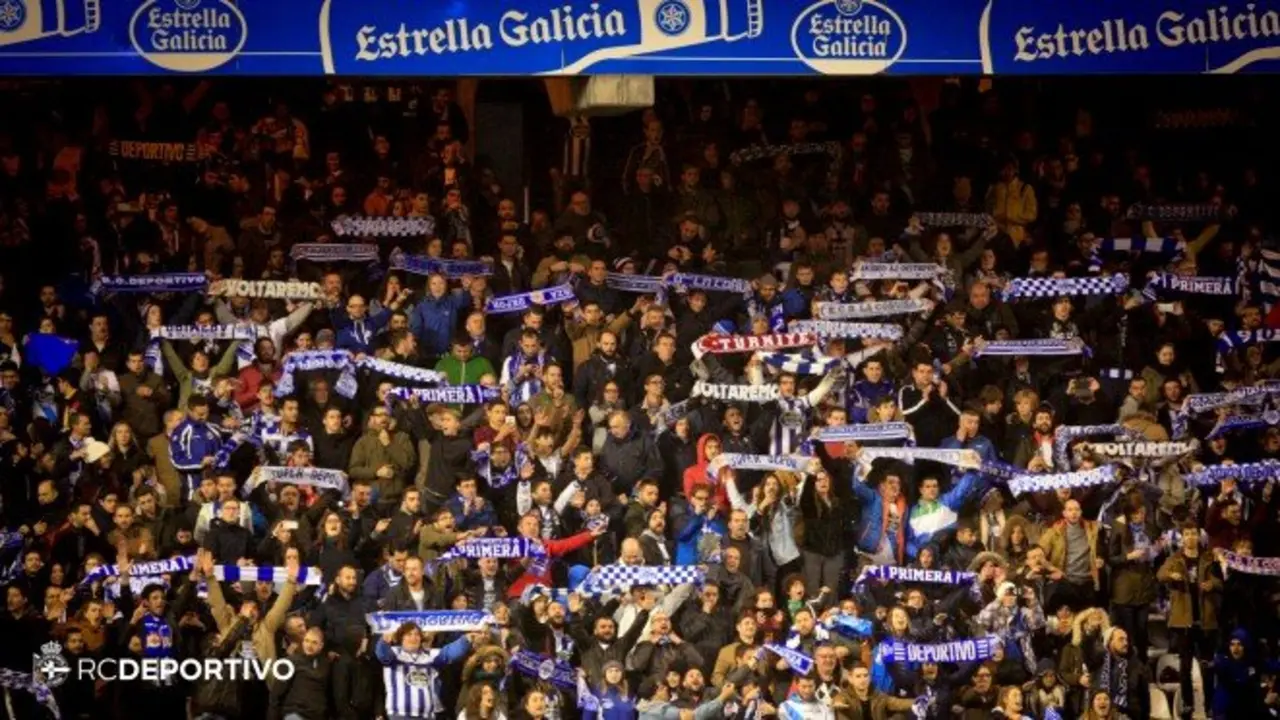 Aficionados del Deportivo. / RCD