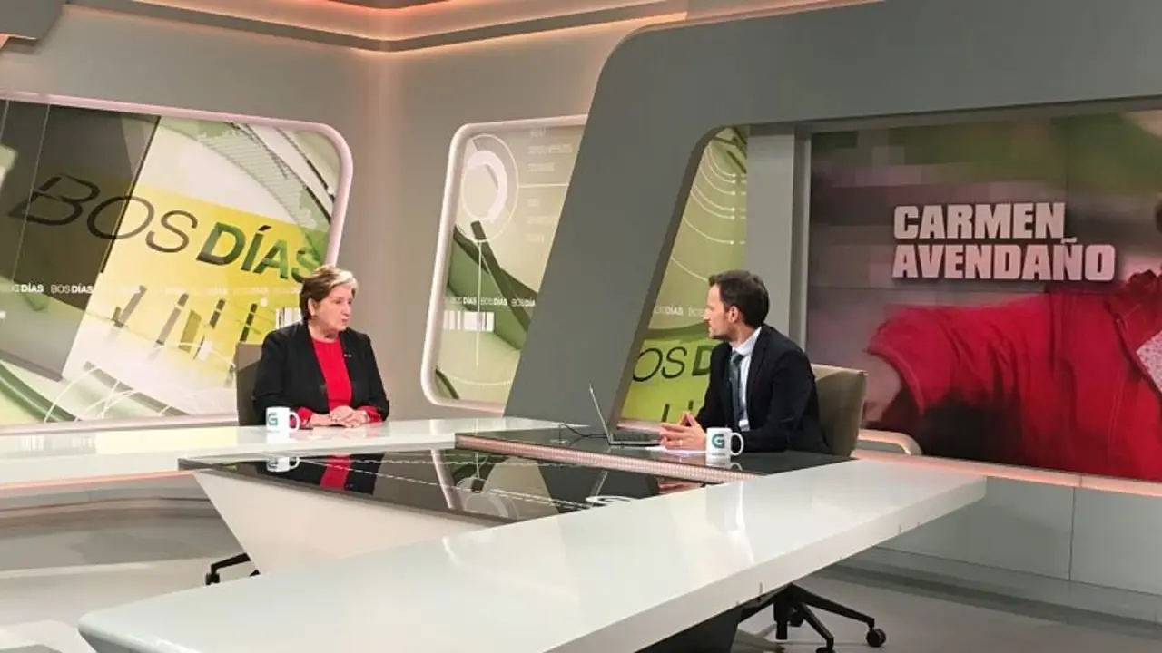 Carmen Avendaño en la TVG. : Mundiario P