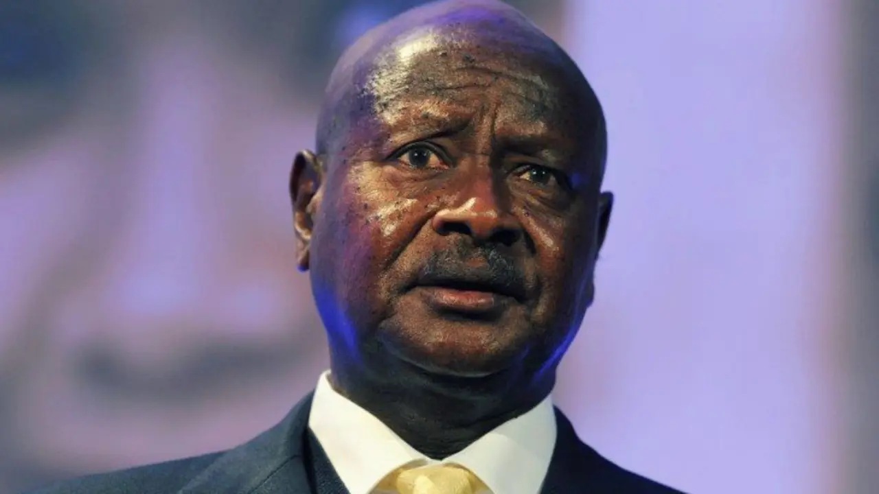 Yoweri Museveni, presidente de Uganda. RR SS