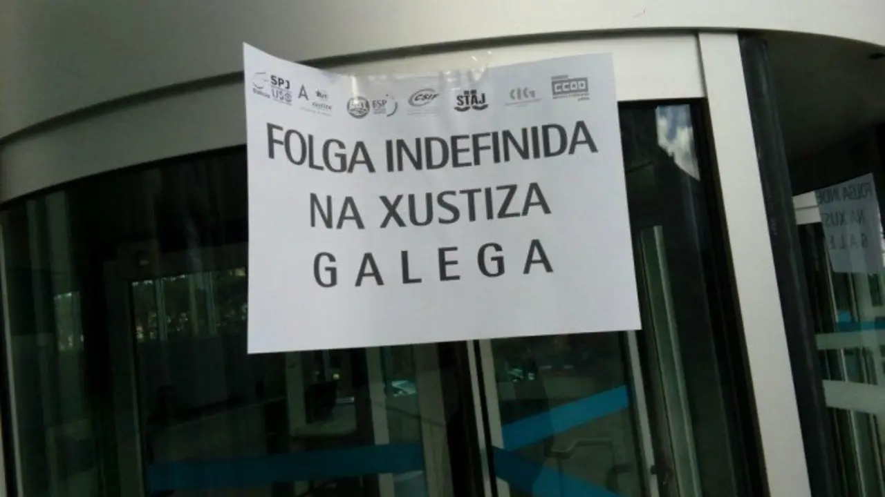 La huelga de Justicia alcanza casi tres meses de paro. / CC.OO.