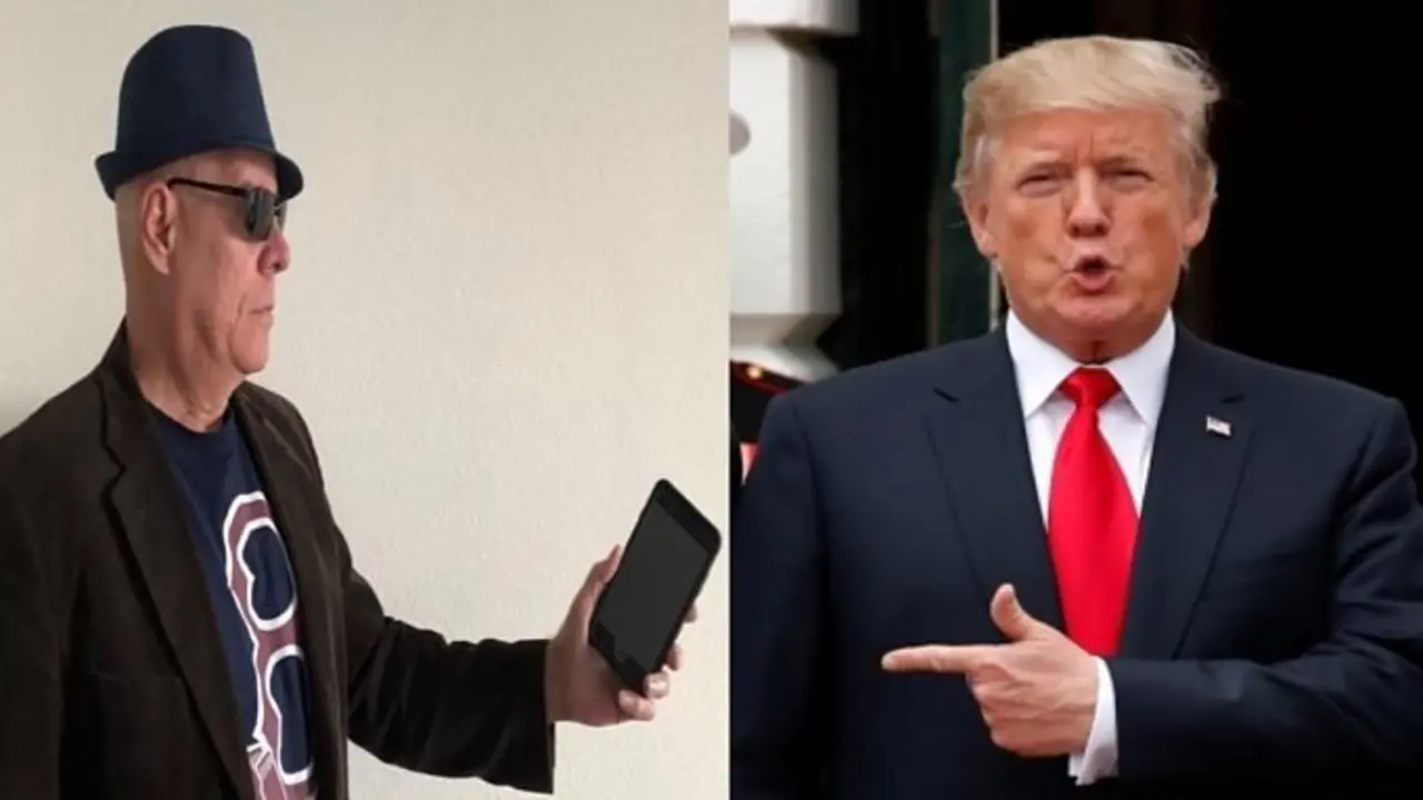 Obdulio entrevista a Trump / Mario Barros (Lenguaviva) / Reuters 