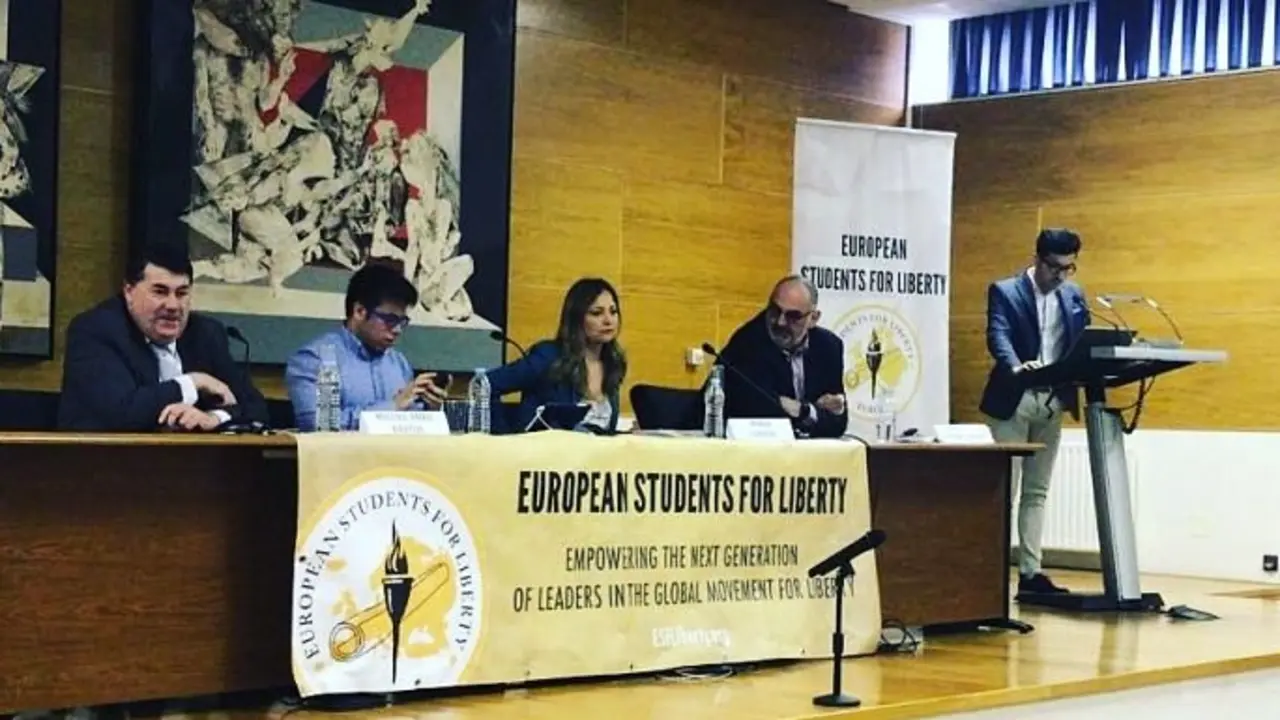 Participantes en el debate de European Students for Liberty. / Mundiario