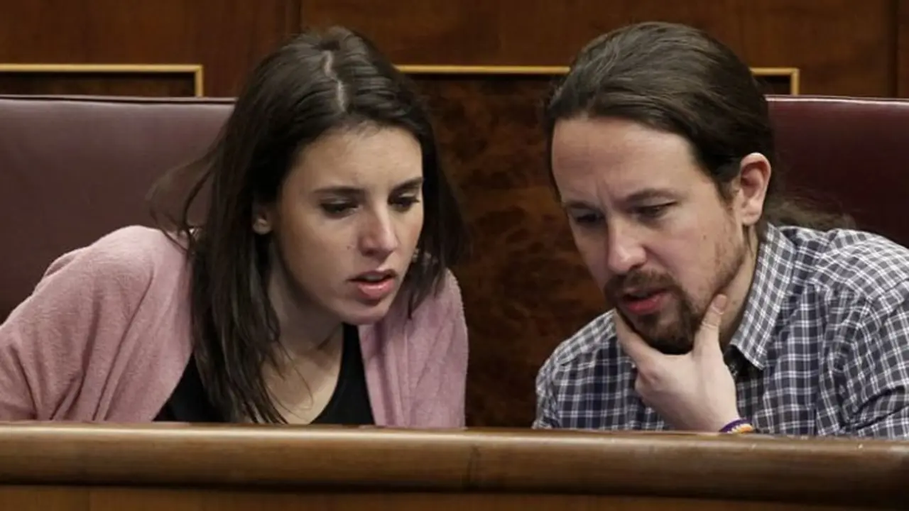 Irene Montero y Pablo Iglesias. / T5