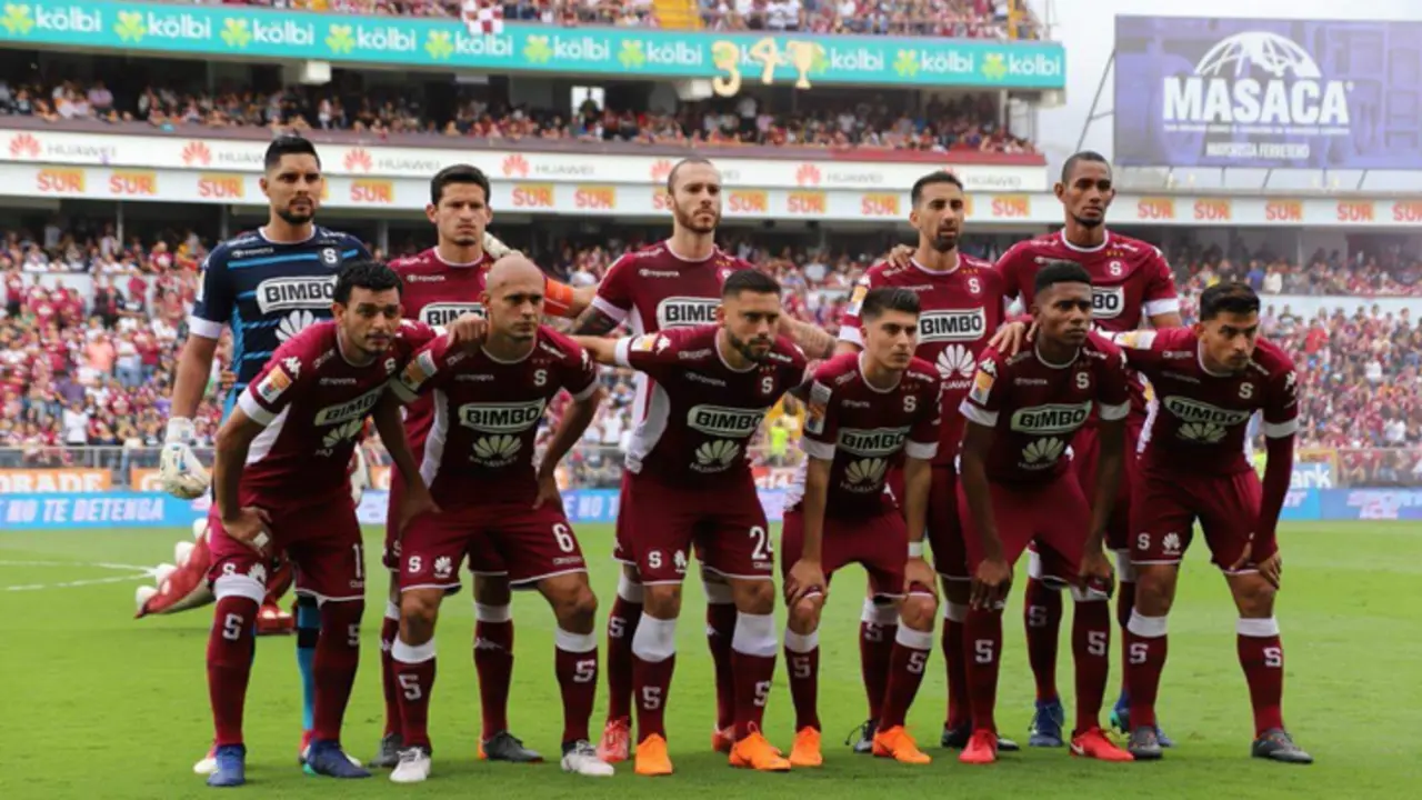 Deportivo Saprissa, campe&oacute;n nacional de f&uacute;tbol de Costa Rica.