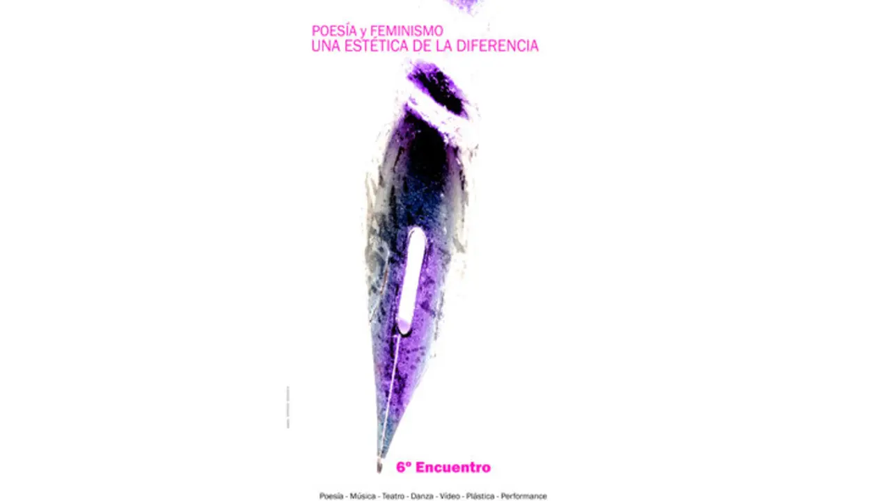 Cartel VI Encuentro"Poes&iacute;a y feminismo: una est&eacute;tica de la diferencia" / Adriana Manuela Ruiz G&oacute;mez