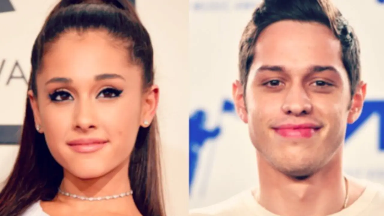 Ariana Grande, cantante y Pete Davidson, comediante. RR SS