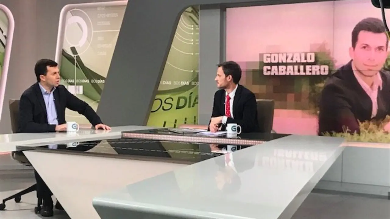Gonzalo Caballero na TVG. / Mundiario
