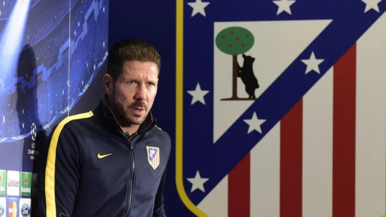 Diego Simeone, entrenador. / Thenational.ae