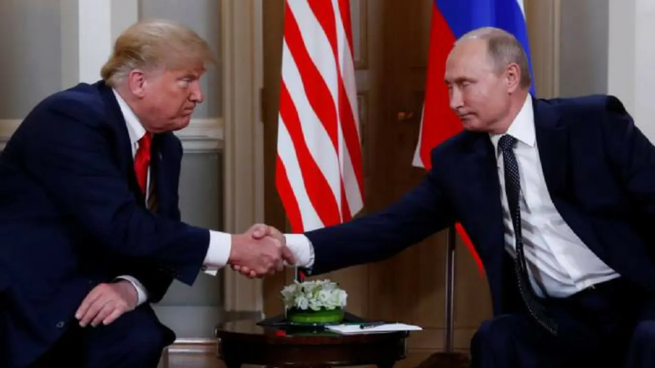 Donald Trump, presidente de EE UU; y Vladimir Putin, presidente de Rusia. RR SS. (2)