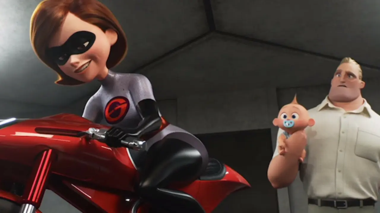 Elastigirl y Mr. Incre&iacute;ble. Disney.