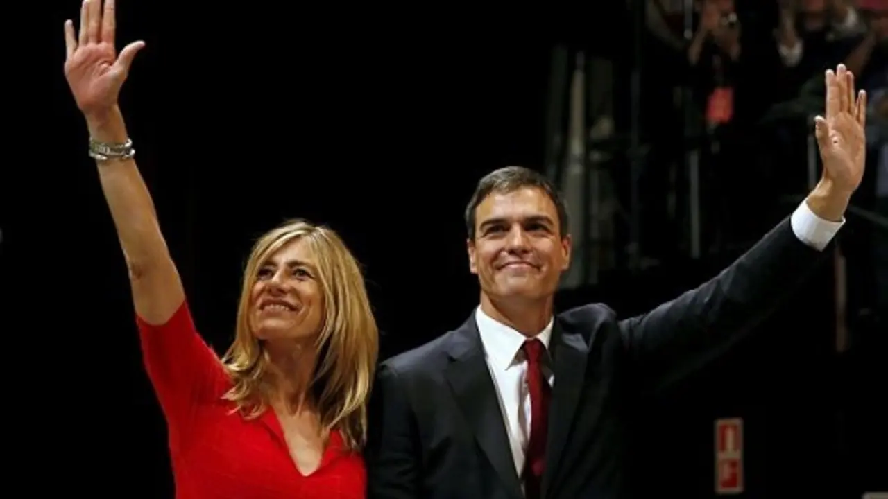 Bego&ntilde;a G&oacute;mez y Pedro S&aacute;nchez. / RR SS