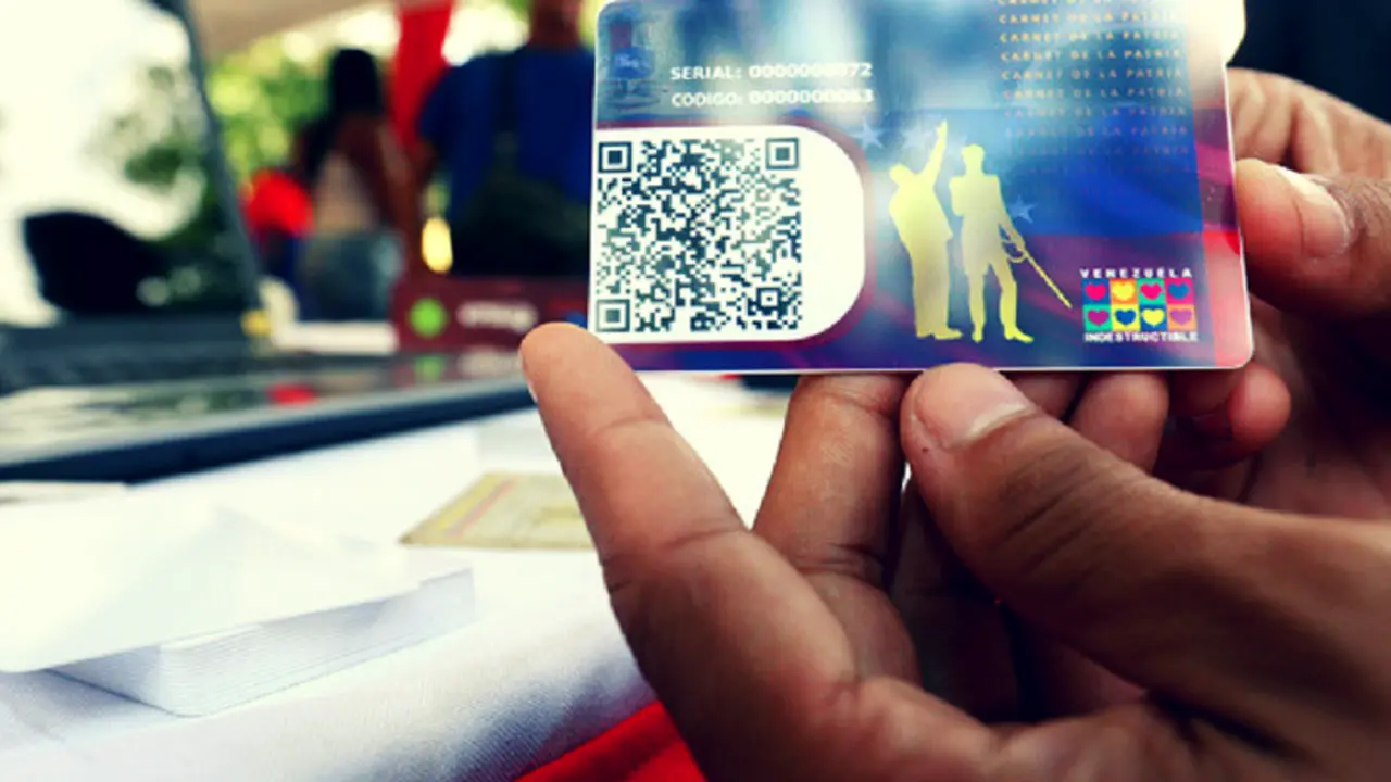 Carnet de la Patria. Gobierno de Venezuela.