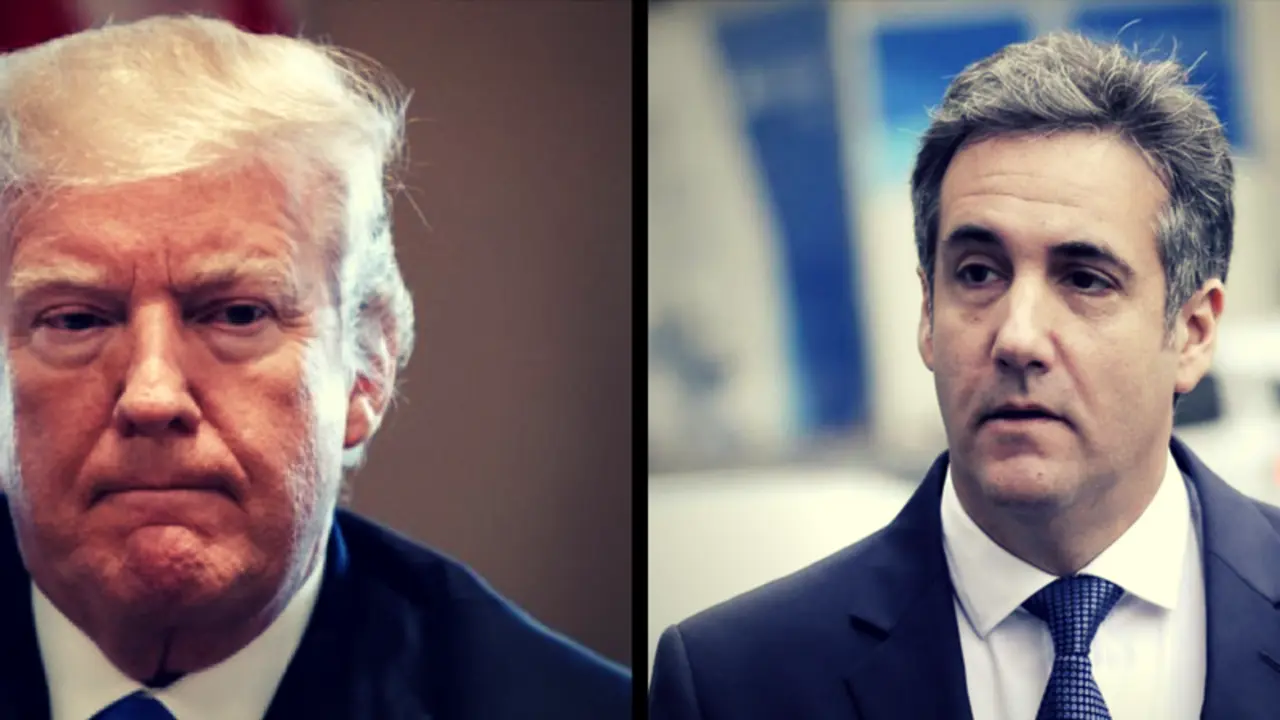 Donald Trump, presidente de EE UU; y Michael Coen, exabogado personal de Trump. RR SS.