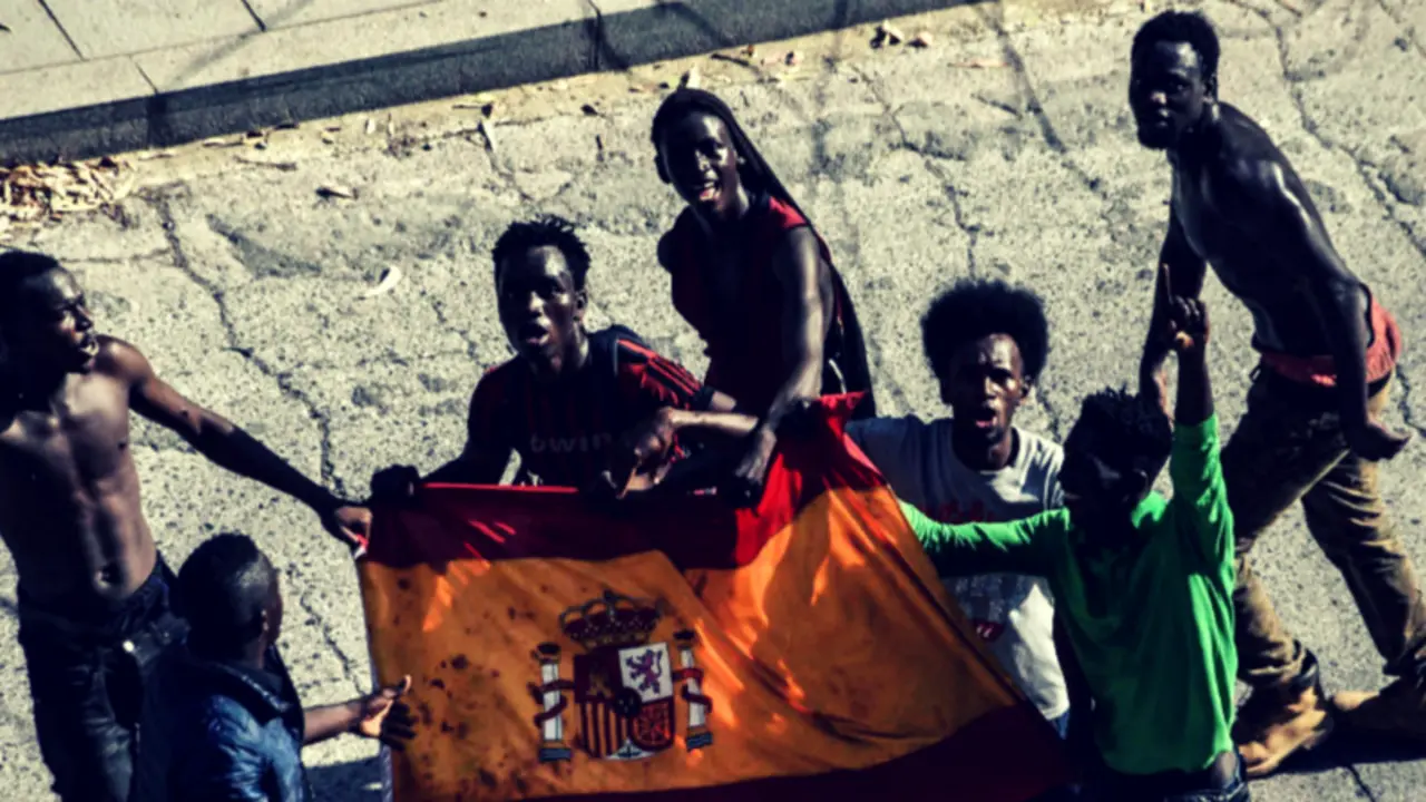 Inmigrantes en Ceuta. / RR SS.