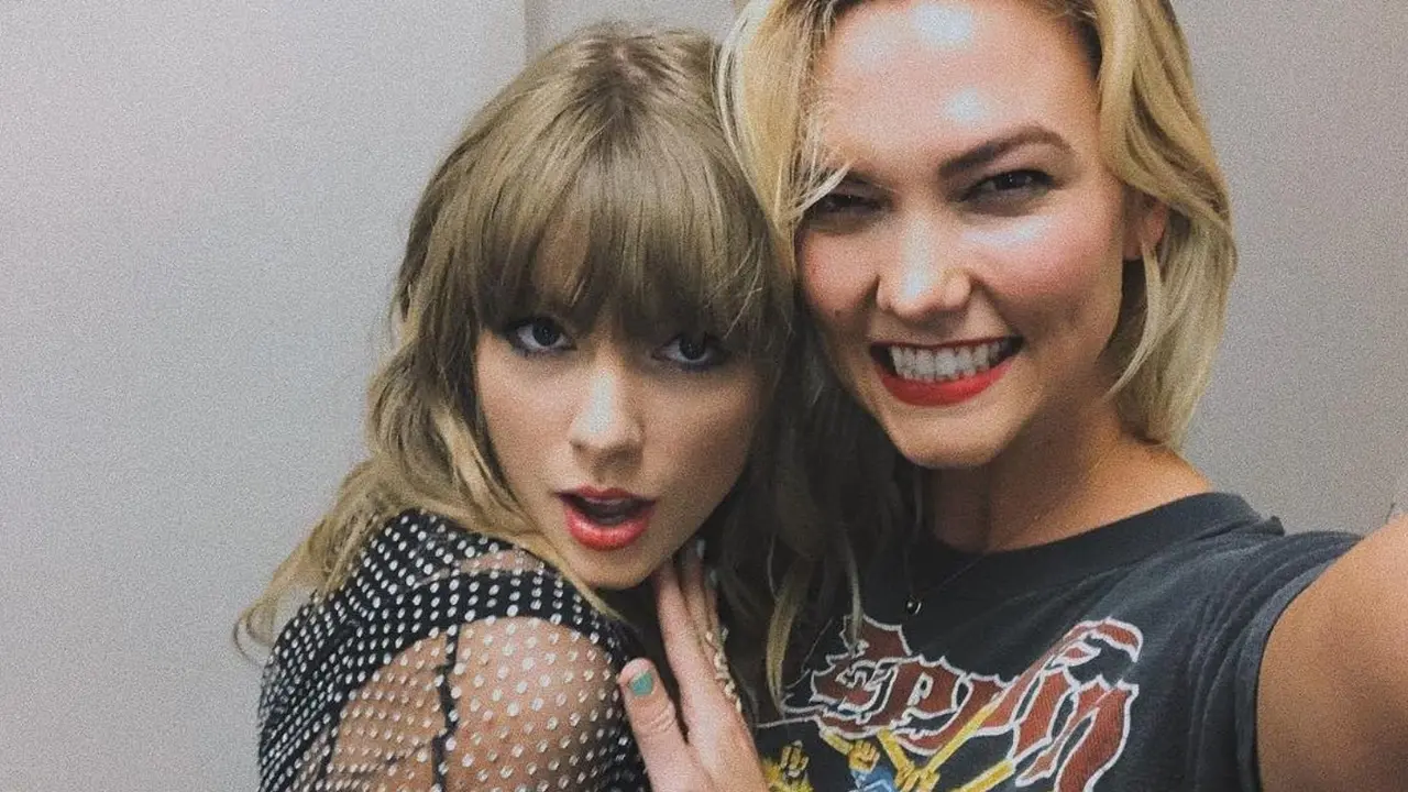 Taylor Swift, cantante; y Karlie Kloss, modelo. Instagram.