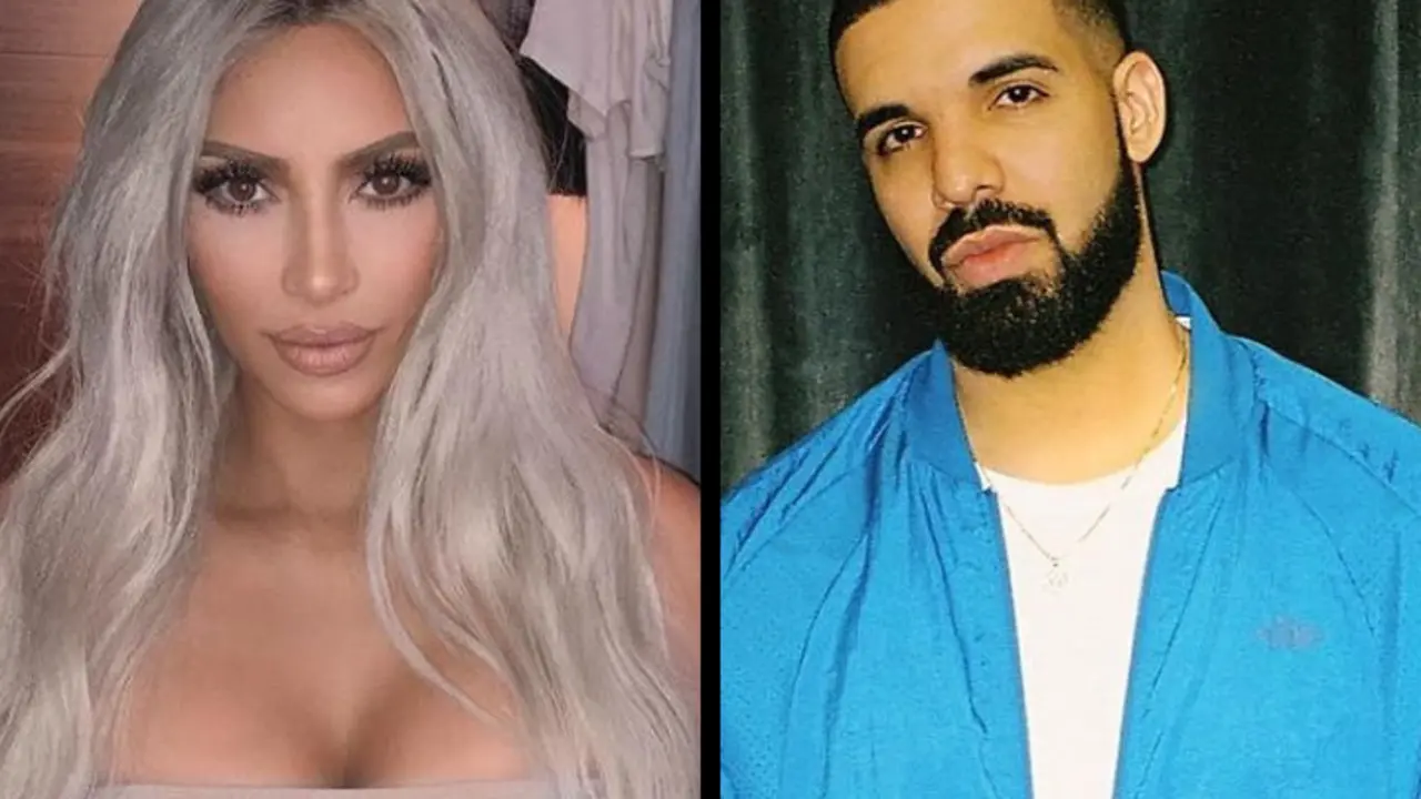 Kim Kardashian, empresaria; y Drake, rapero. Instagram.
