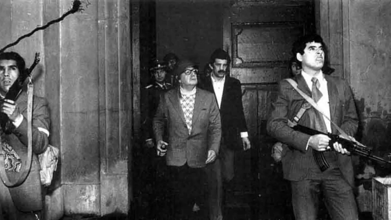 Salvador Allende, el d&iacute;a del golpe de Estado. / Orlando Lagos