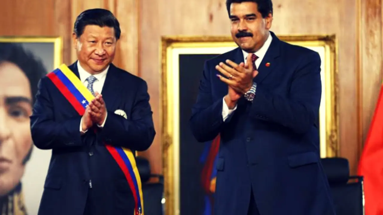Xi Jinping, presidente de China; y Nicol&aacute;s Maduro, presidente de Venezuela. RR SS.
