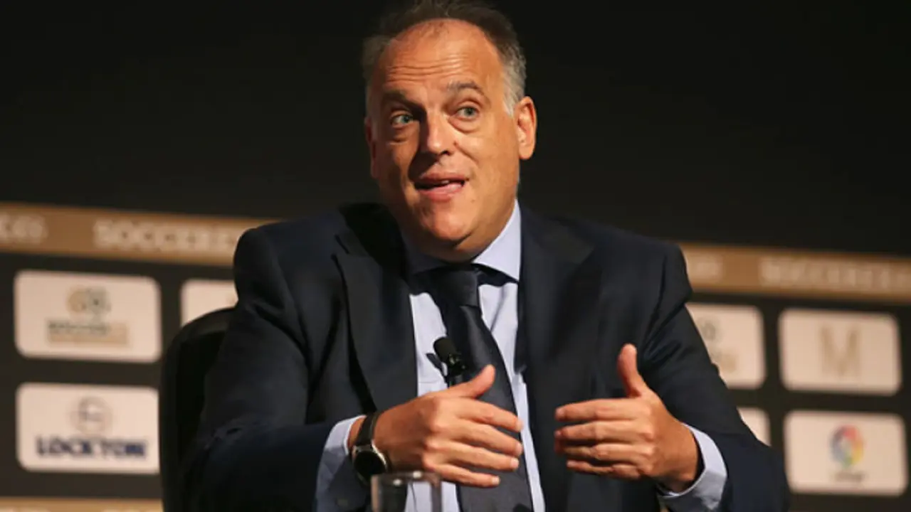 Javier Tebas, presidente de la Liga de F&uacute;tbol Profesional. / @Twitter