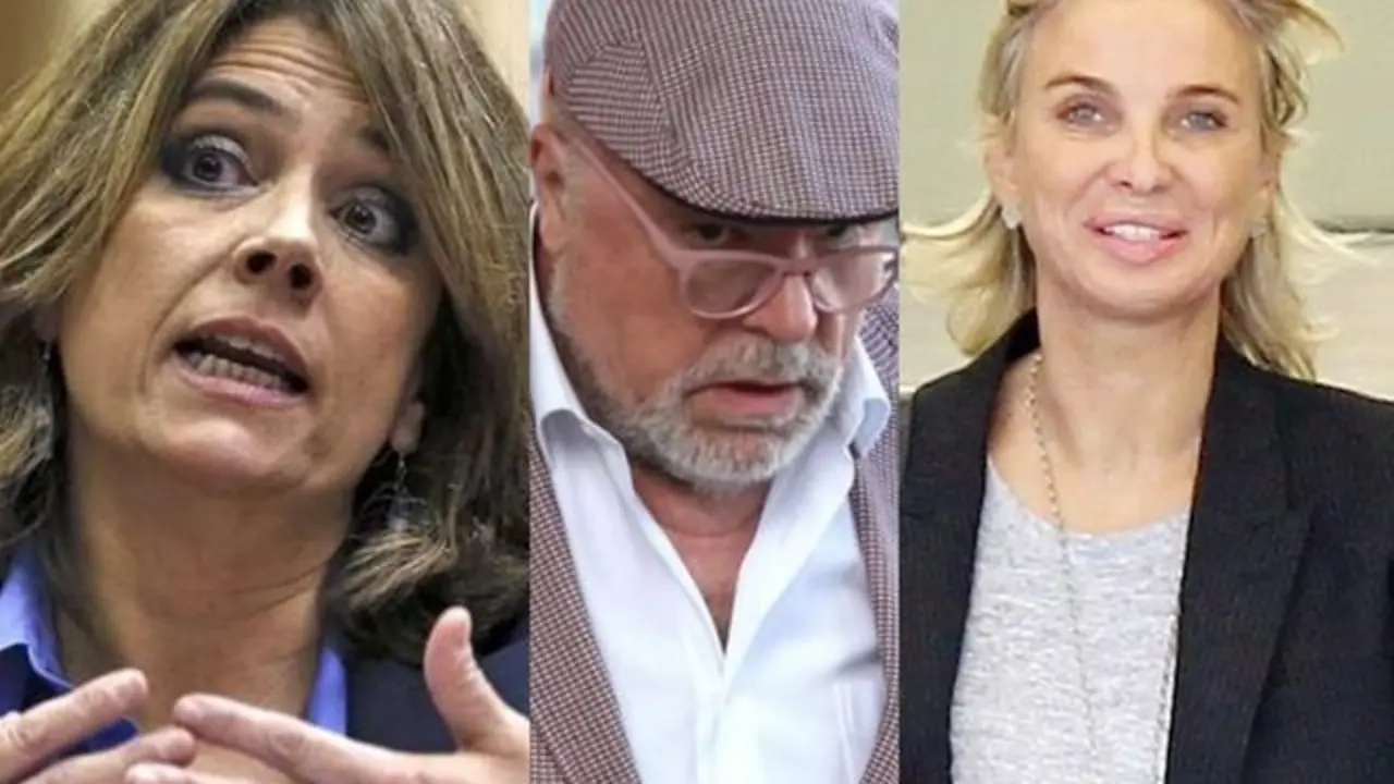 Delgado, Villarejo y Corinna.