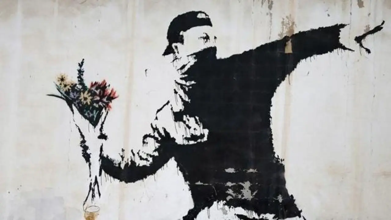 Obra de Banksy. RR SS.