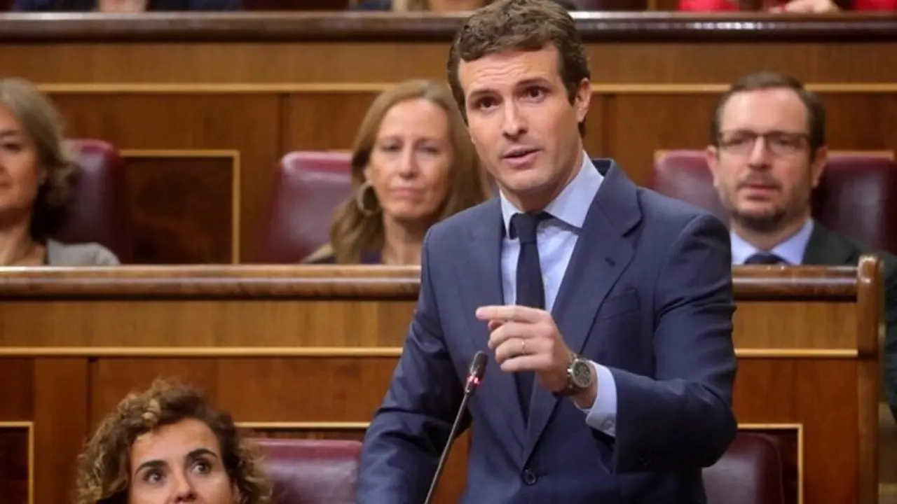 El l&iacute;der del PP, Pablo Casado. / @pablocasado_