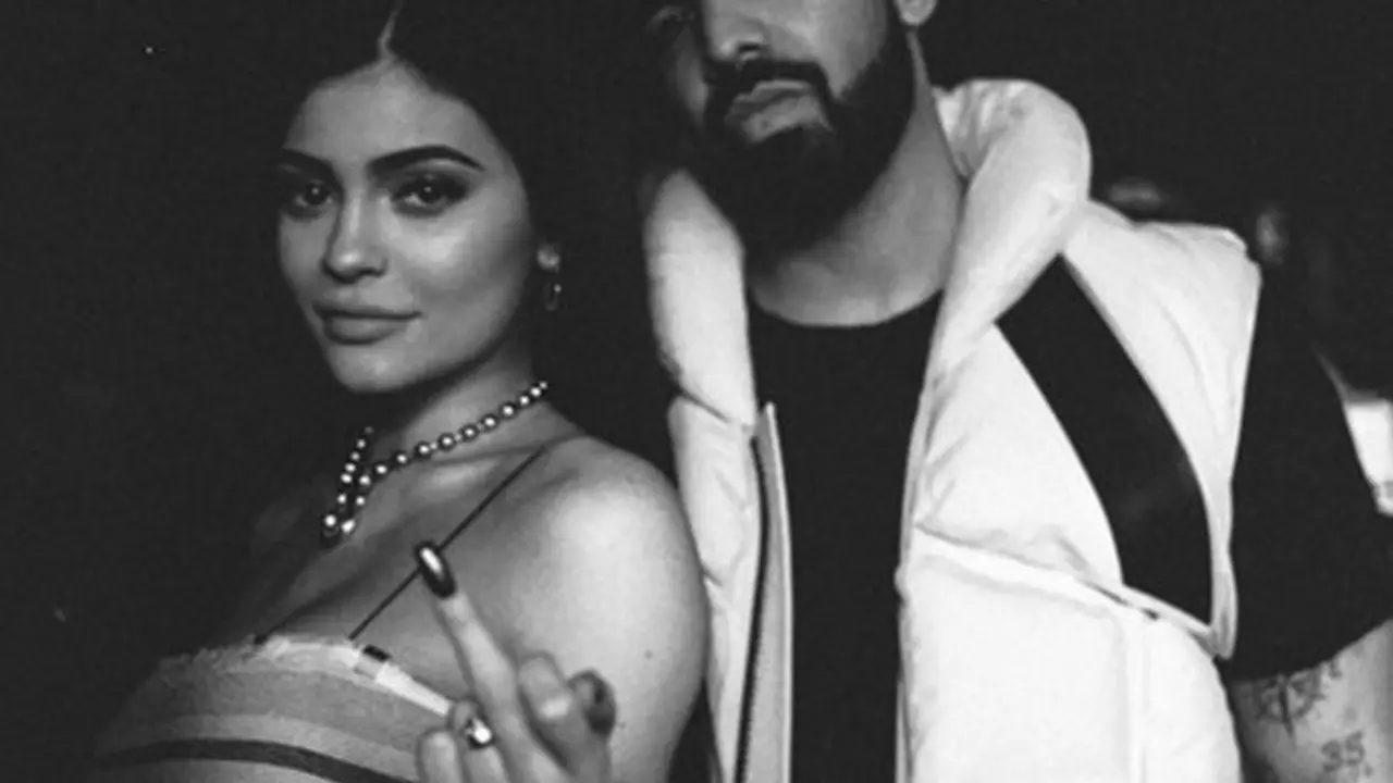 Kylie Jenner, empresaria y Drake, cantante. RR SS