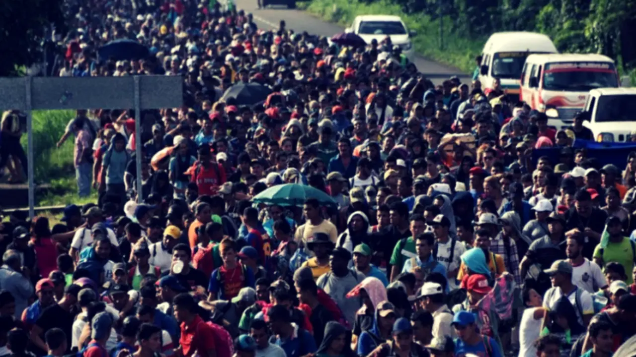 Caravana de migrantes. RR SS.