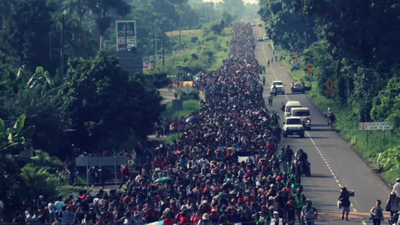Caravana de migrantes. / RR SS.