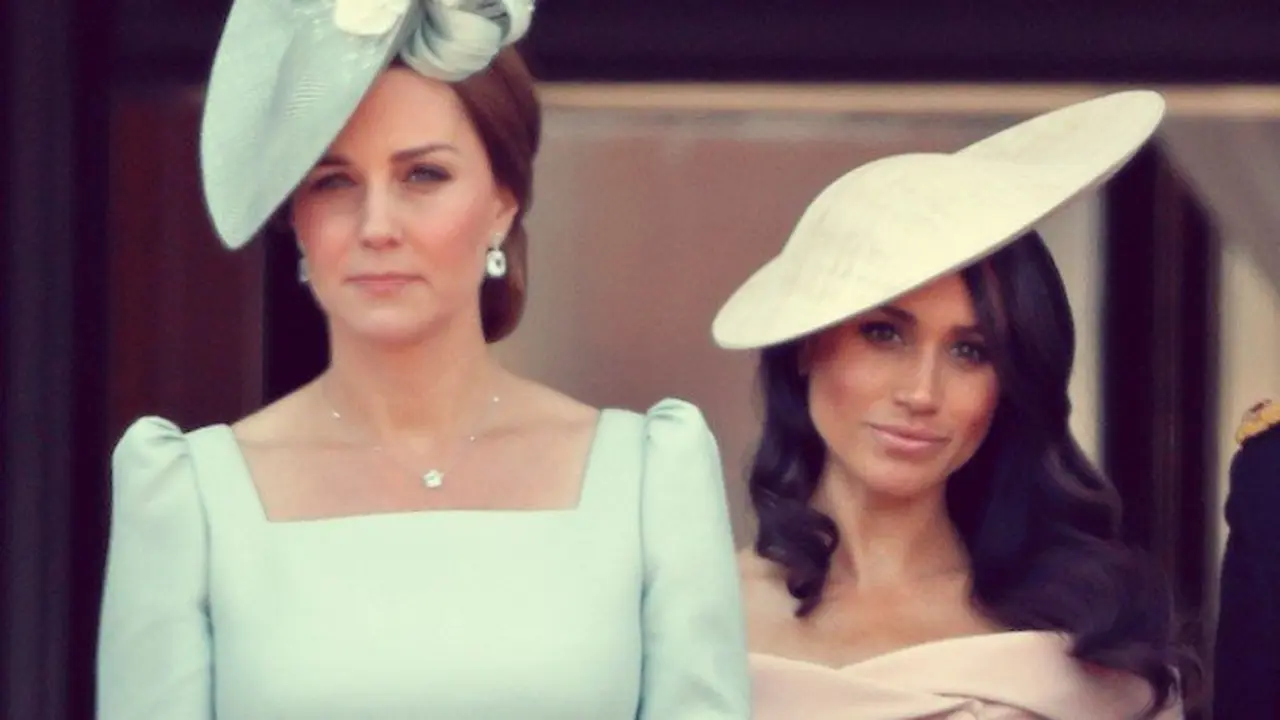 Kate Middleton, duquesa de Cambridge; y Meghan Markle, duquesa de Sussex. RR SS