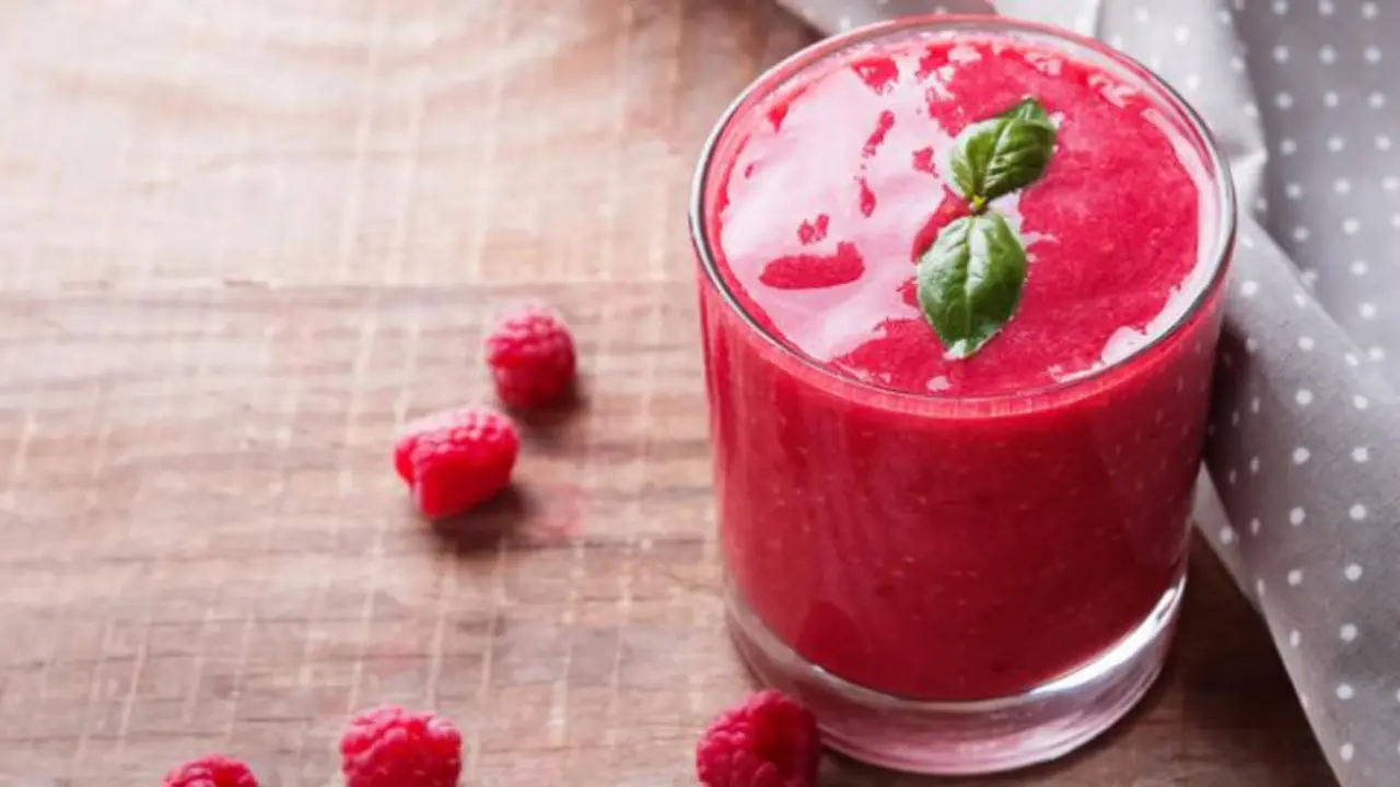 Jugo de frambuesa. / Cl&iacute;nica Baviera.