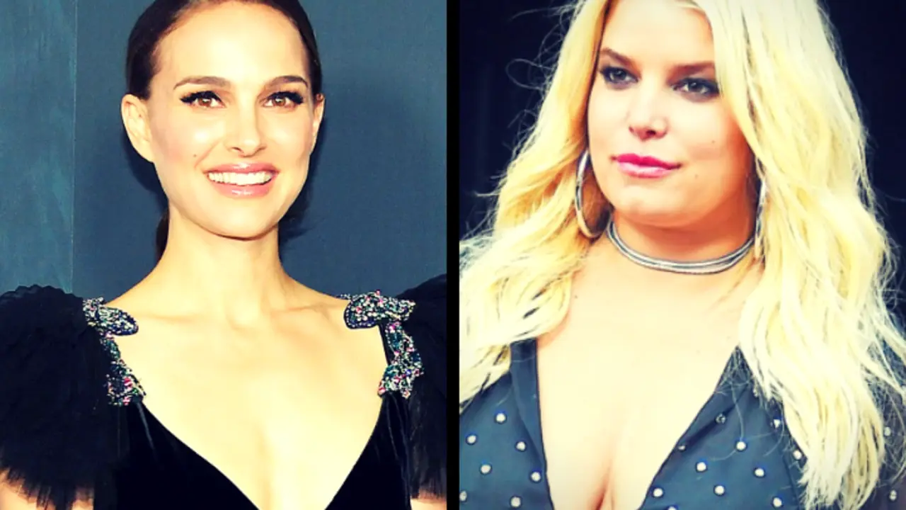Natalie Portman, actriz; y Jessica Simpson, cantante y empresaria. RR SS.