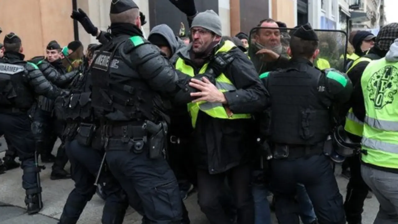 Protesta de los chalecos amarillos. / RRSS.