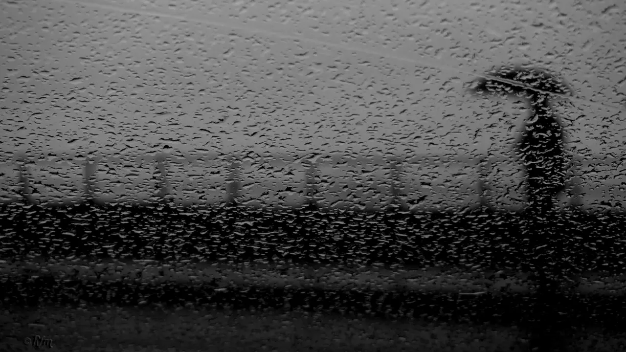 Una persona camina bajo la lluvia. / Ricardo Fern&aacute;ndez