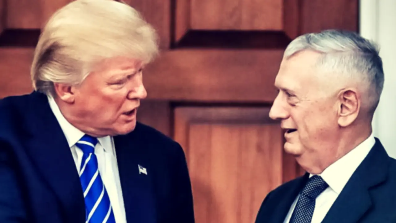 Donald Trump, presidente de EE UU; y Jim Mattis, jefe de Defensa. RR SS.