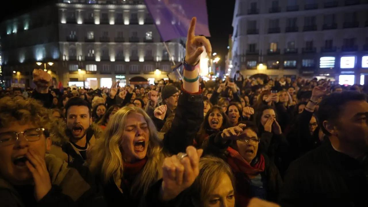 Movilizaci&oacute;n feminista en Madrid. / RR SS.