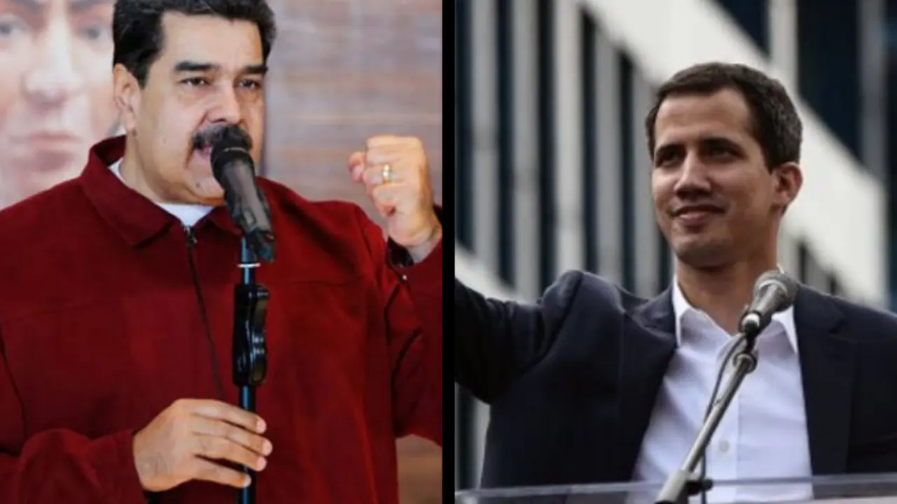 Nicol&aacute;s Maduro y Juan Guaid&oacute;. RR SS.