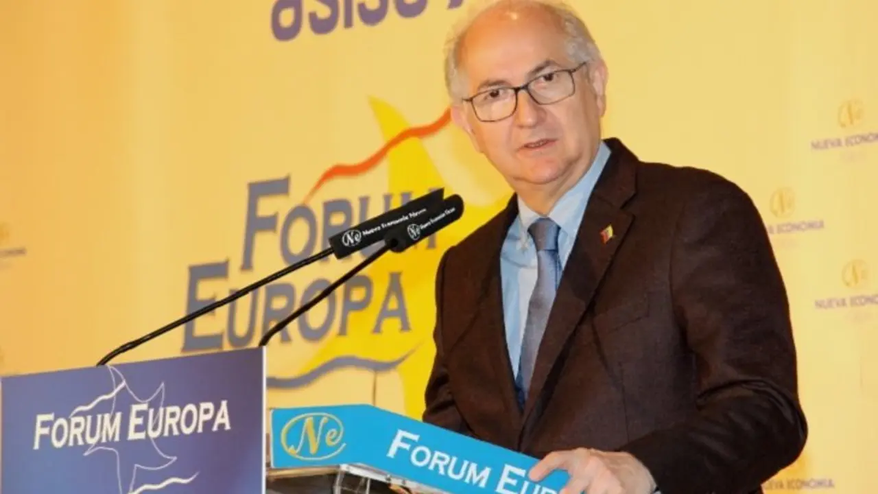 Antonio Ledezma en el F&oacute;rum Europa. / nuevaeconomiaforum.org