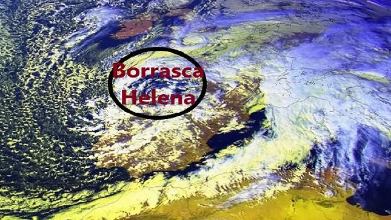 Borrasca Helena. / @MeteoGalicia