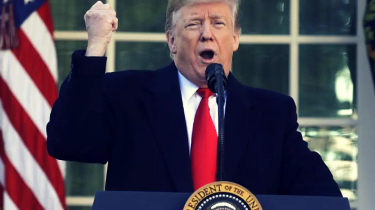 Donald Trump, presidente de EE UU. RR SS.