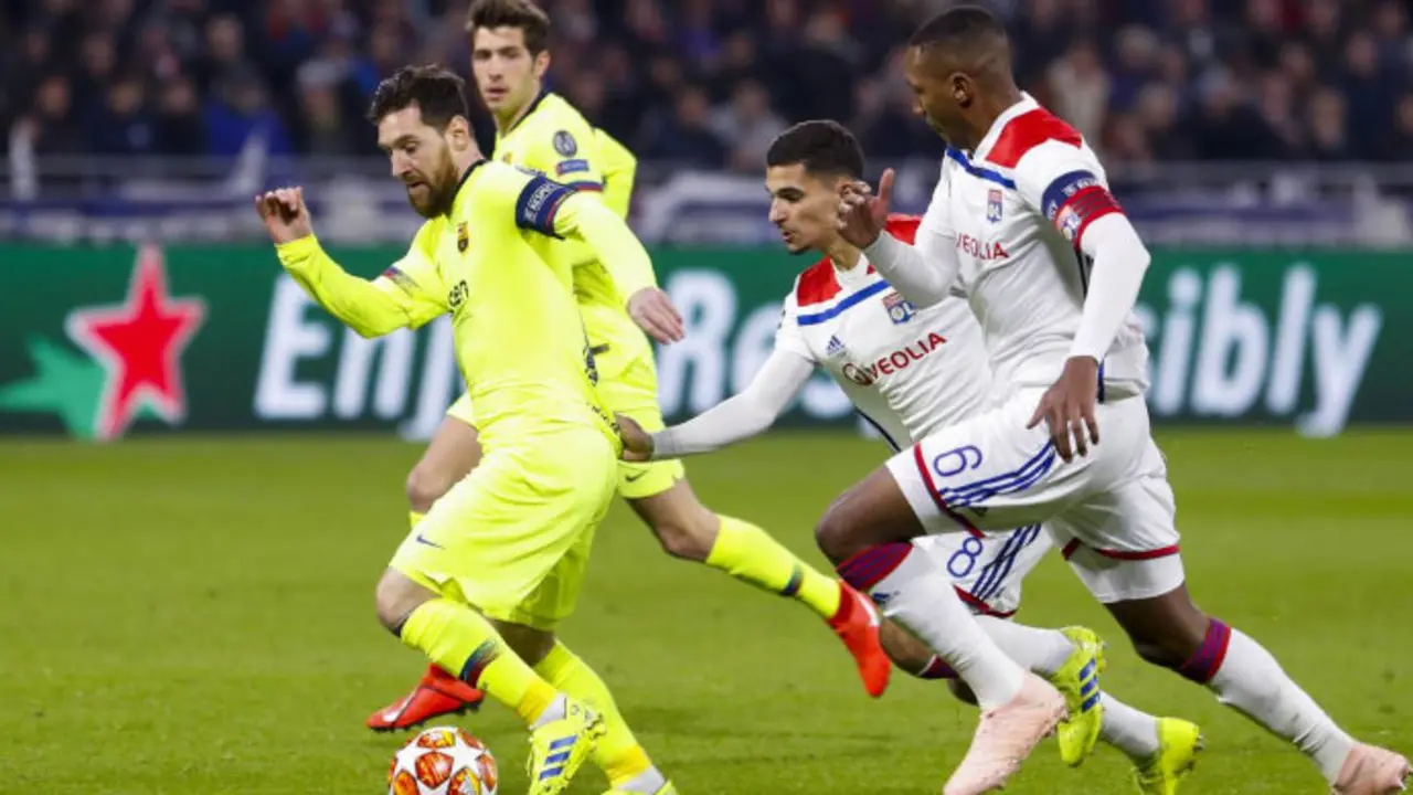 Lyon 0-0 Barcelona. / @fcbarcelona_es