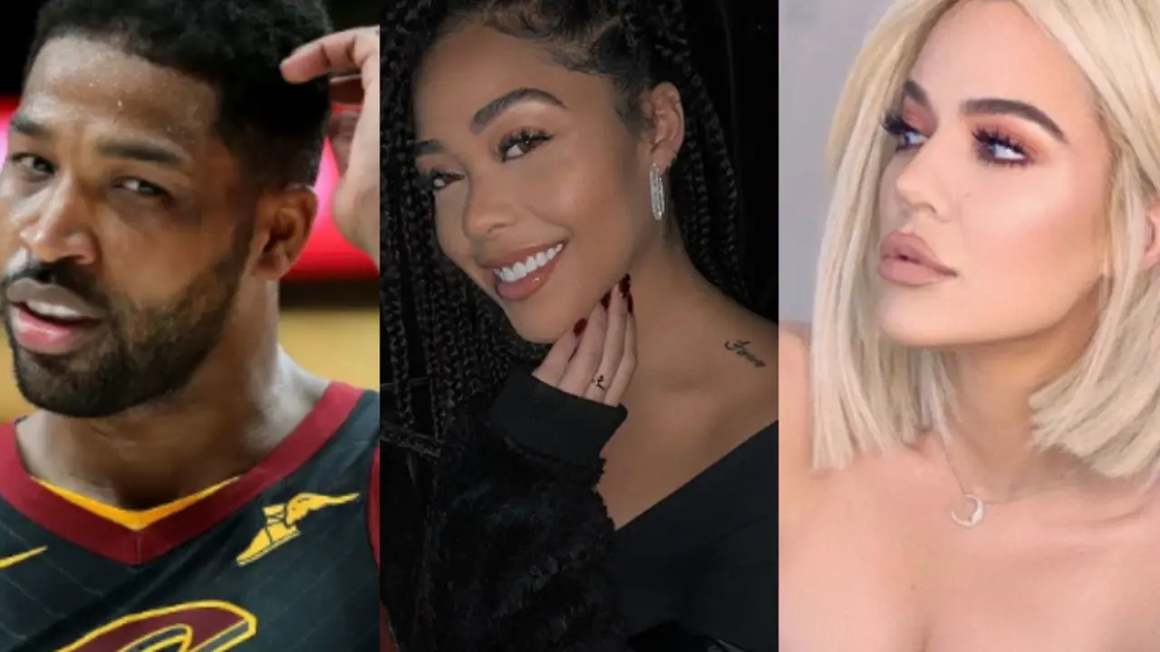 Tristan Thompson, Jordyn Woods y Khlo&eacute; Kardashian. / Mundiario.